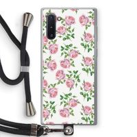 Kleine roosjes: Samsung Galaxy Note 10 Transparant Hoesje met koord