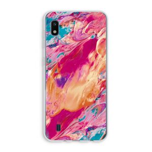 Pastel Echoes: Samsung Galaxy A10 Transparant Hoesje