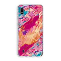 Pastel Echoes: Samsung Galaxy A10 Transparant Hoesje