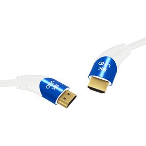 OEHLBACH D1C42535 HDMI kabel 1 m HDMI Type A (Standaard) Blauw, Wit