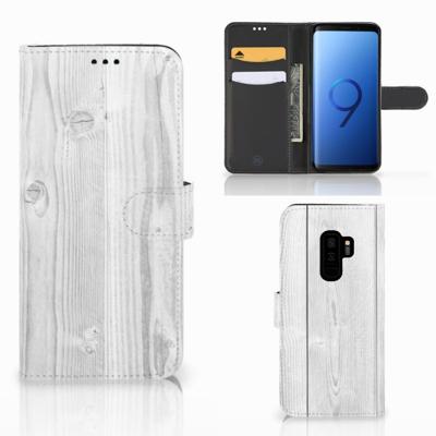 Samsung Galaxy S9 Plus | Book Style Case | White Wood