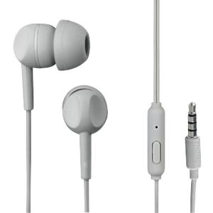 Thomson 132481 hoofdtelefoon/headset Bedraad In-ear Oproepen/muziek Grijs