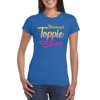 Helemaal Toppie t-shirt blauw dames