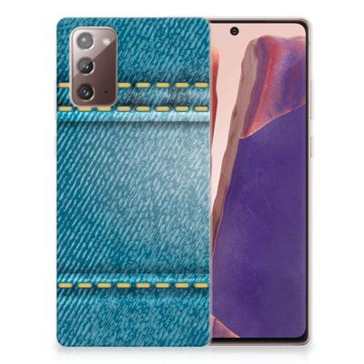 Samsung Note 20 | Sillicone Back Cover | Jeans
