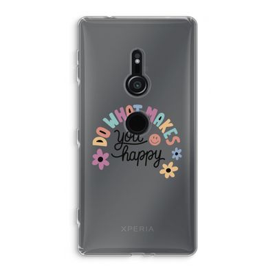 Happy days: Sony Xperia XZ2 Transparant Hoesje