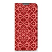 OPPO A54s | A16 | A16s | Hoesje met Magneet | Batik Rood