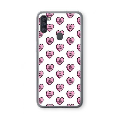 GIRL POWER: Samsung Galaxy A11 Transparant Hoesje
