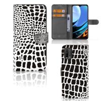 Xiaomi Redmi 9T | Poco M3 | Telefoonhoesje | Met pasjeshouder | Slangenprint