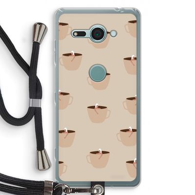 Morning coffee: Sony Xperia XZ2 Compact Transparant Hoesje met koord