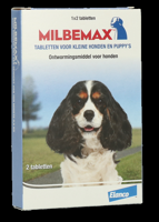 Milbemax Tabletten Puppy"Kleine Hond 2 Tabletten 5 kilo
