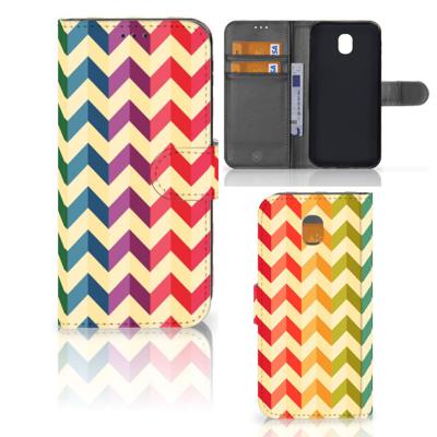 Samsung Galaxy J5 2017 | Telefoon Hoesje | Zigzag Multi Color Samsung Galaxy J5 2017 | Telefoon Hoesje | Zigzag Multi Color