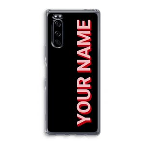 Namecase: Sony Xperia 5 Transparant Hoesje