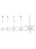 Jennifer Behr lot de 5 barrettes Vespera - Argent