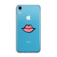 Kusje: iPhone XR Transparant Hoesje Kusje: iPhone XR Transparant Hoesje