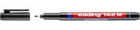 Edding Foliestift 142 M permanent pen 4-142001 Zwart