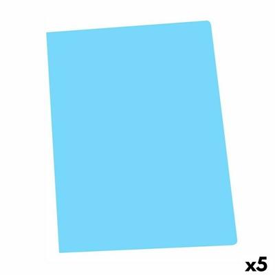 Set of Subfolders Elba Blauw A4 50 Onderdelen (5 Stuks)