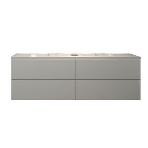 Badkamermeubelset Gliss Zeus 180 cm Mat Wit