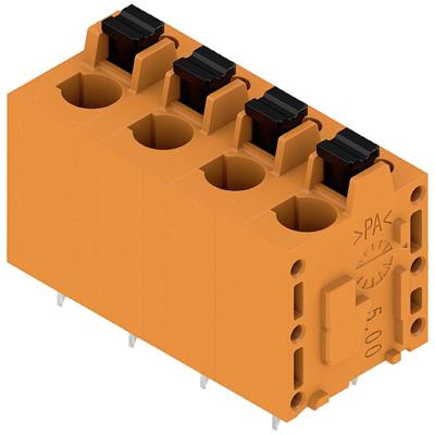 Weidmüller 2774560000 Veerkrachtklemblok 2.5 mm² Aantal polen 4 Oranje 50 stuk(s)