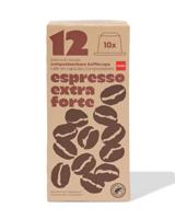 051 Composteerbare Cups Extra Forte - 10 Stuks