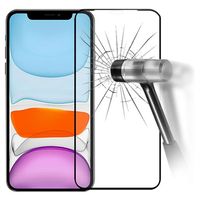 Prio 3D iPhone 12 Pro Max Screenprotector van Gehard Glas - 9H - Zwart