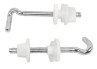 Kirchhoff RVS toiletzitting bevestiging, chroom, 50 mm, paar - 988291113 Kirchhoff RVS toiletzitting bevestiging, chroom, 50 mm, paar - 988291113