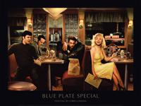 Kunstdruk Blue Plate Special Chris Consani 80x60cm