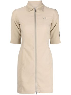 MASTER BUNNY EDITION robe courte à manches courtes - Marron