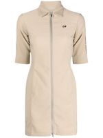 MASTER BUNNY EDITION robe courte à manches courtes - Marron