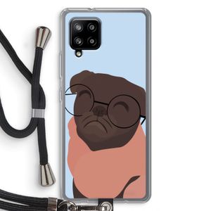 Ludo: Samsung Galaxy A42 5G Transparant Hoesje met koord