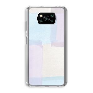 Square pastel: Xiaomi Poco X3 NFC Transparant Hoesje