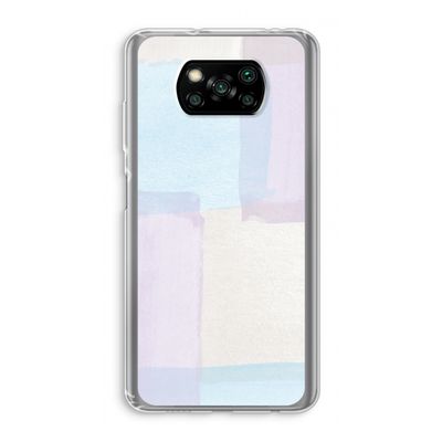 Square pastel: Xiaomi Poco X3 NFC Transparant Hoesje