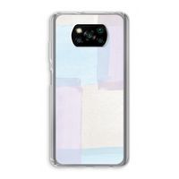 Square pastel: Xiaomi Poco X3 NFC Transparant Hoesje