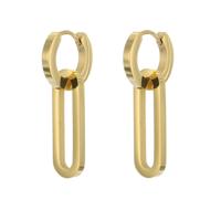 Kalli Oorringen Hoops Chain Goud | 1950