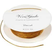 Vivi Gade Draad, dikte 0,5 mm, goud, 10 m/ 1 rol