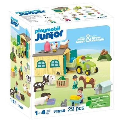 PLAYMOBIL JUNIOR - 71656 - Boerderijtractor en dieren