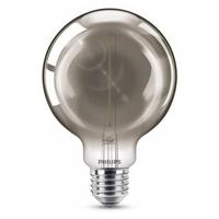 Philips LED Globe Zwart - 11 W - E27 - warmwit licht