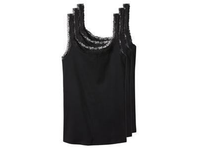 esmara Set van 3 dames tops (Zwart, S (36/38))