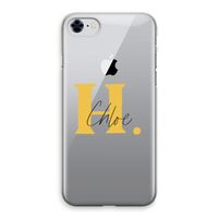 Amber Script: iPhone 8 Transparant Hoesje