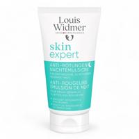 Louis Widmer Skin Expert Anti-Roodheid Nachtemulsie Zonder Parfum 50ml