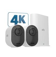 ARLO Ultra 2 4K, 2er Set VMS5240-200EUS IP-Bewakingscameraset Draadloos, WiFi 3840 x 2160 Pixel - thumbnail