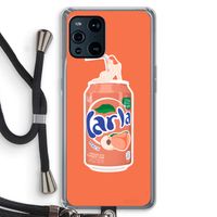 S(peach)less: Oppo Find X3 Transparant Hoesje met koord