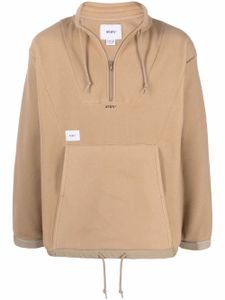 WTAPS sweat à patch logo - Marron