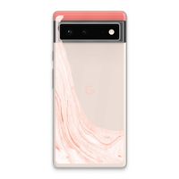 Peach bath: Google Pixel 6 Transparant Hoesje