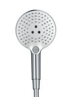 Handdouche HansGrohe Raindance Select S AirPower 120 3jet Wit Chroom - thumbnail