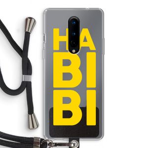 Habibi Majorelle : OnePlus 8 Transparant Hoesje met koord