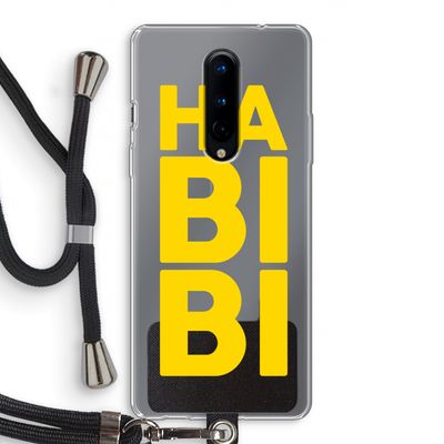 Habibi Majorelle : OnePlus 8 Transparant Hoesje met koord