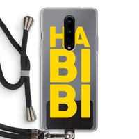 Habibi Majorelle : OnePlus 8 Transparant Hoesje met koord