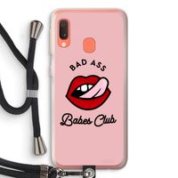 Badass Babes Club: Samsung Galaxy A20e Transparant Hoesje met koord