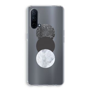 Marmeren cirkels: OnePlus Nord CE 5G Transparant Hoesje