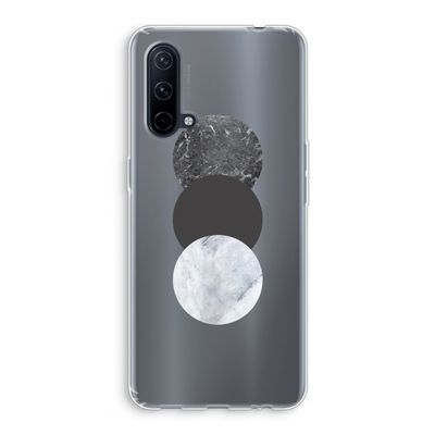 Marmeren cirkels: OnePlus Nord CE 5G Transparant Hoesje